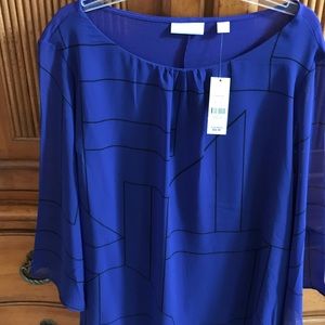 New York & Co 3/4 sheer sleeve. Brand new w/tags.